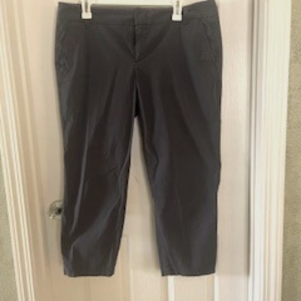 Caslon Heathered Navy Blue Khaki Pants 14P